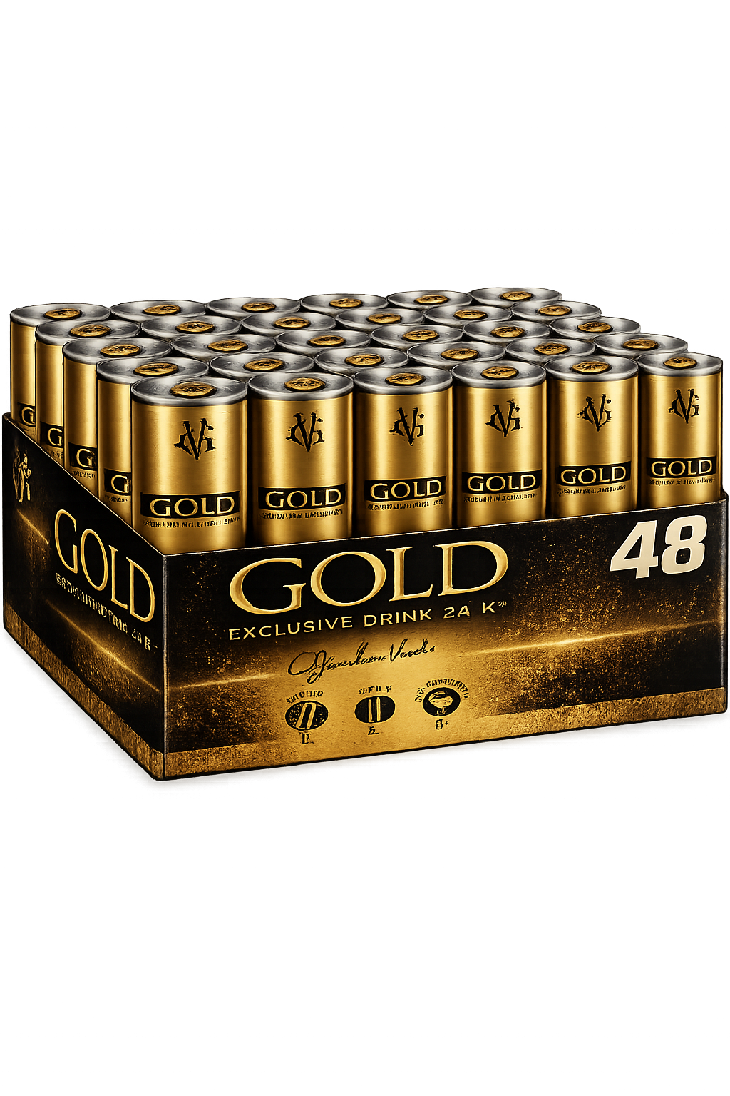 GOLD ENERGY DRINK 250 ML (Confezione da 48 lattine)