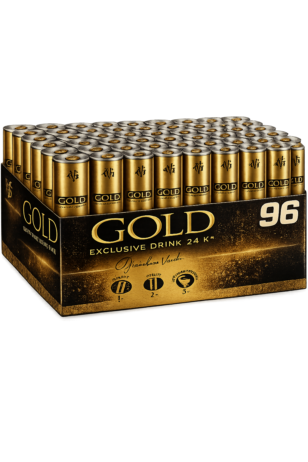 GOLD ENERGY DRINK 250 ML (Confezione da 96 lattine)