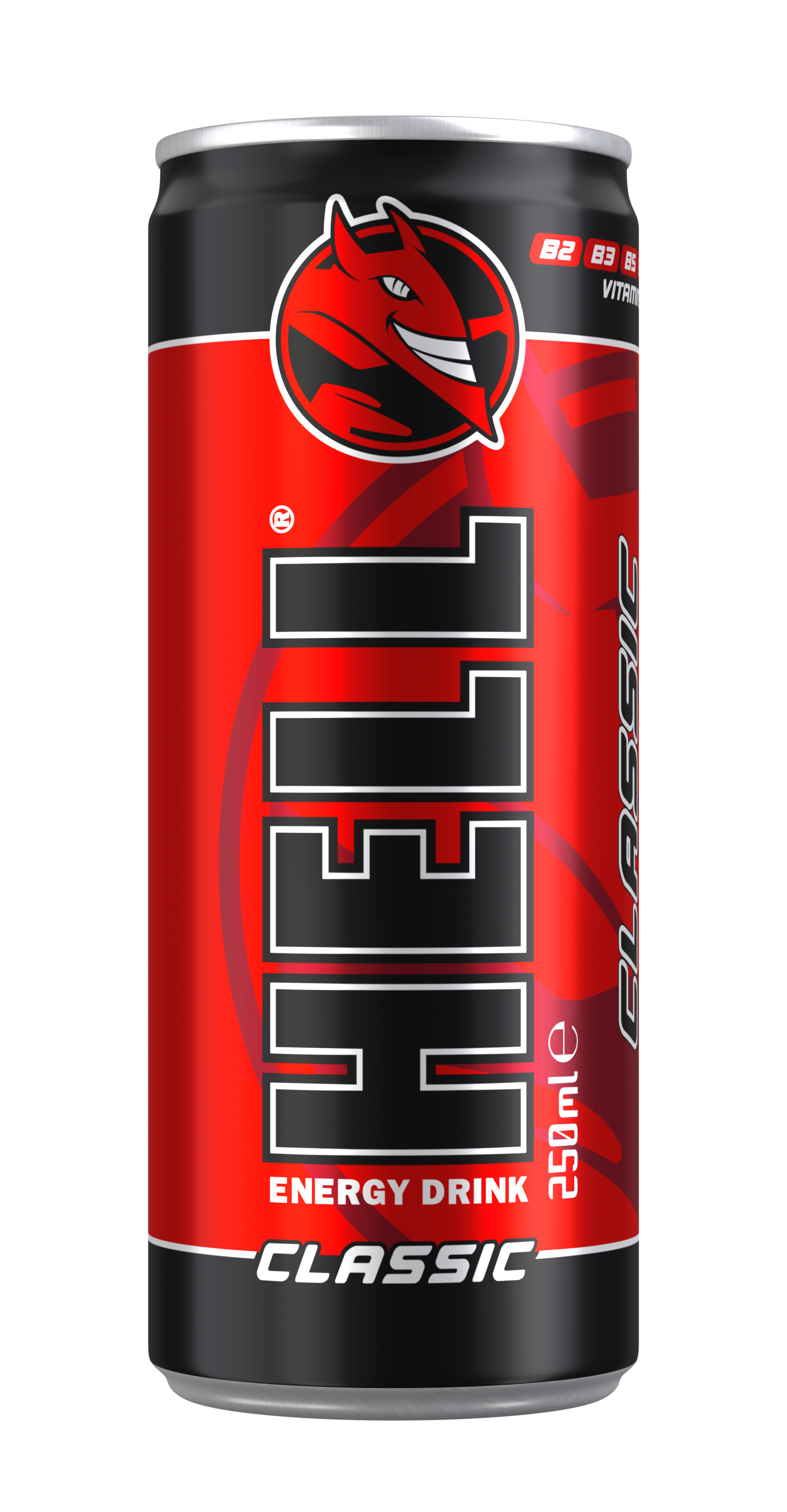 HELL Energy Drink Classic 250 ML (Confezione da 6 lattine)